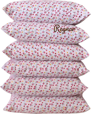 Regnar Cotton Sleeping Pillow Pack of 6 Solid Luxury(Multicolor)