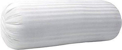 THUKRAN Microfibre Solid Bolster Pack of 1(White)