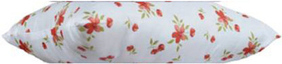 brightjex Microfibre Solid Sleeping Pillow Pack of 1(Orange Flowers)
