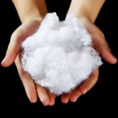 Texlux Cotton Cushion Pack of 1 Solid Soft Fiber Filling for Cushion Pillow,Teddy Bear,Toy Stuffing(White)