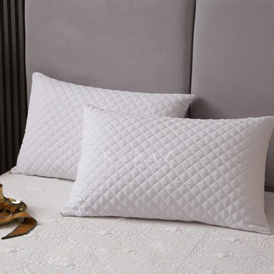 Maanisha Enterprises Pillow Set || Comfort And Support Pillow Microfibre Solid Sleeping Pillow Pack of 1(White)