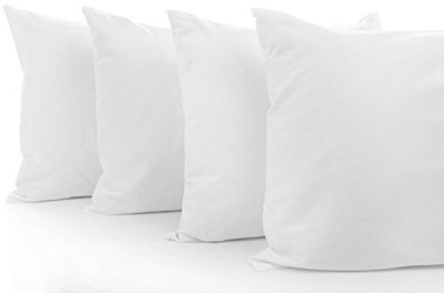 TSAYA 202400-4-18*18 Polyester Fibre Solid Cushion Pack of 4(White)