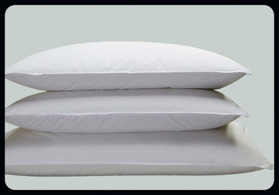 RUSHABH ENTERPRISE LUXURY Polyester Fibre Abstract Sleeping Pillow Pack of 1(Blue)