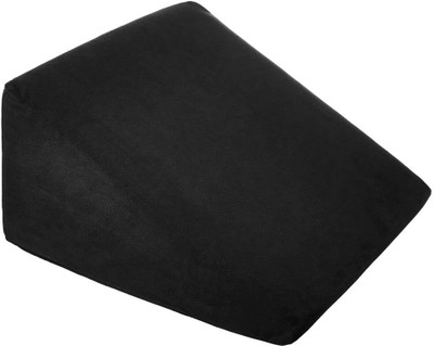 HOMESO Premium Orthopedic Memory Foam Wedge Pillow Memory Foam Solid Orthopaedic Pillow Pack of 1(Black)