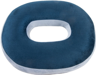 PROGRIN Cotton Orthopaedic Pillow Pack of 1 Solid(Blue, Grey)