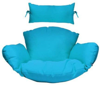 Brown Object Classic Hanging Swing Cushion Set Swing Chair Cushion Pillow Cotton Solid Cushion Pack of 1(Light Blue)