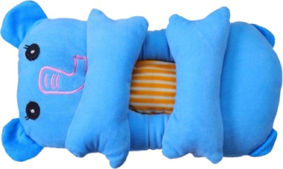 RRC Cotton Solid Baby Pillow Pack of 1(Blue)