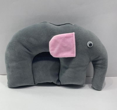 EVK Mustard Seeds Baby Pillow Pack of 1 Toons & Characters(Grey)