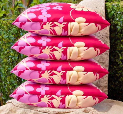 Urmila Creation Cotton Sleeping Pillow Pack of 4 Solid LUXURY(Pink)