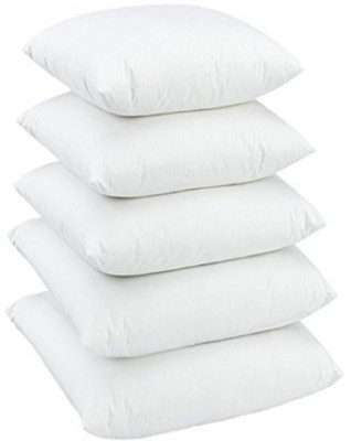 TSAYA 202400-5-16*16 Polyester Fibre Solid Cushion Pack of 5(White)
