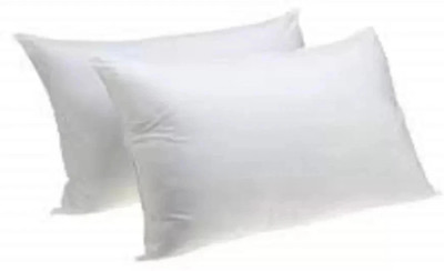 Sleepwell Microfibre Sleeping Pillow Pack of 2 Solid Pillow Set || Comfort And Support Pillow(White)