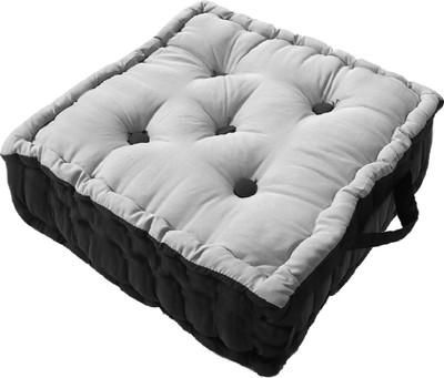 KUBER INDUSTRIES Microfibre Solid Chair Pad Pack of 1(Gray)