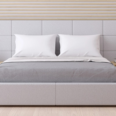 Gilson Ergonomic Designed 17x27 Inch Polyester Fibre Solid Sleeping Pillow Pack of 2(White)
