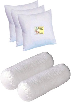 ACTOS Microfibre Solid Bolster Pack of 5(White1)