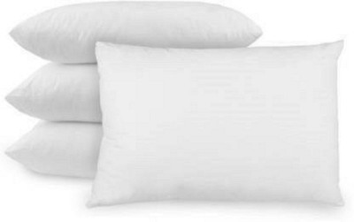 Napwing Microfibre Solid Sleeping Pillow Pack of 4(White)