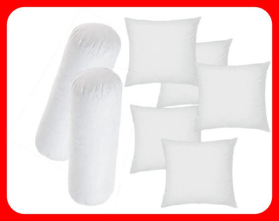 GTX Microfibre Bolster Pack of 7 Solid(White)