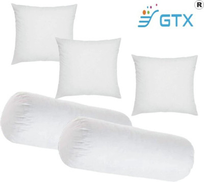 GTX Microfibre Solid Bolster Pack of 5(White)