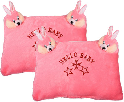 KUBER INDUSTRIES Microfibre Toons & Characters Baby Pillow Pack of 2(Pink)