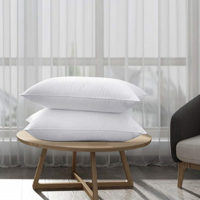 BHEBHA Pillow Set || Comfort And Support Pillow Microfibre Abstract Sleeping Pillow Pack of 2(White)