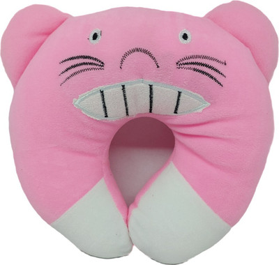 EVK Microfibre Baby Pillow Pack of 1 Toons & Characters, Smiley(Pink)