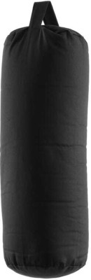 Ace Holistic Fitness Buckwheat Hulls Filled Yoga Cotton Solid Bolster Pack of 1(Black)