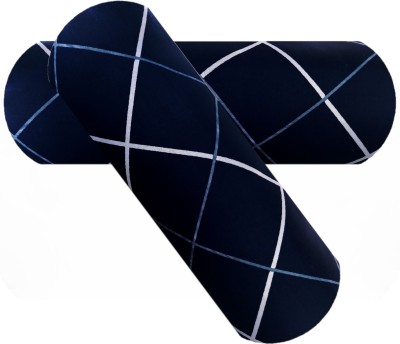 Changers 2 Bolster Microfibre Geometric Bolster Pack of 2(Blue)