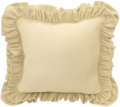 pillow tree Polyester Fibre Cushion Pack of 1 Solid(Off White)