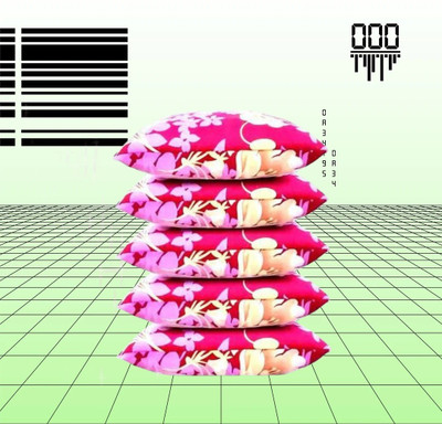 CATHROL Microfibre Sleeping Pillow Pack of 5 Solid(Pink)