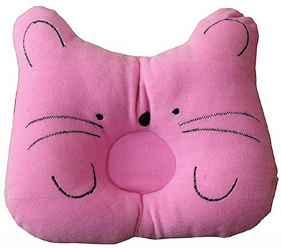 HouseOfCommon Polyester Fibre Animals Sleeping Pillow Pack of 1(Pink)