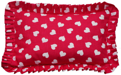 Hallaj Mustard Seeds Baby Pillow Pack of 1 Motifs Newborn(Red)