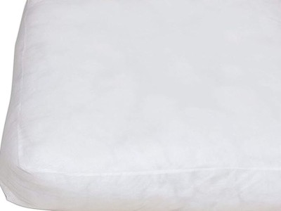 DAAJE Memory Foam Solid Floor Cushion Pack of 1(White)