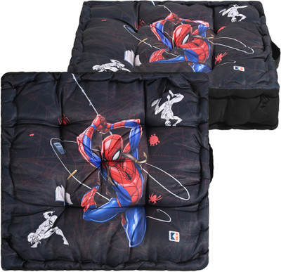 DISNEY Foam Chair Pad Pack of 2 Toons & Characters(Black)