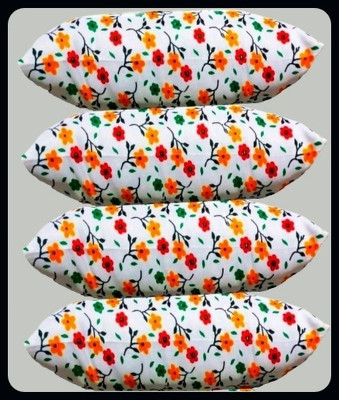 JAYOG ENTERPRISE Microfibre Floral Sleeping Pillow Pack of 4(Multicolor)