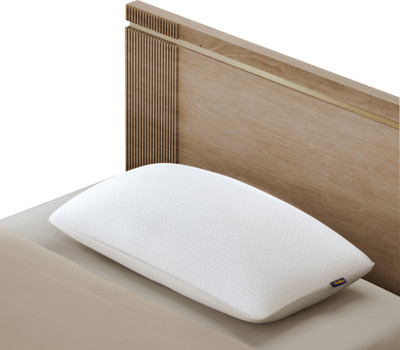 Frido Ortho Memory Foam Pillow Memory Foam Solid Sleeping Pillow Pack of 1(White)