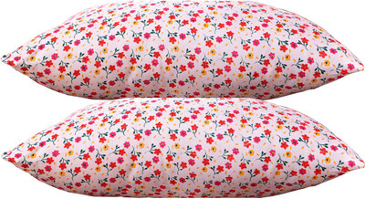 BHEBHA J Shape Polyester Fibre Abstract Sleeping Pillow Pack of 1(Pink 135)