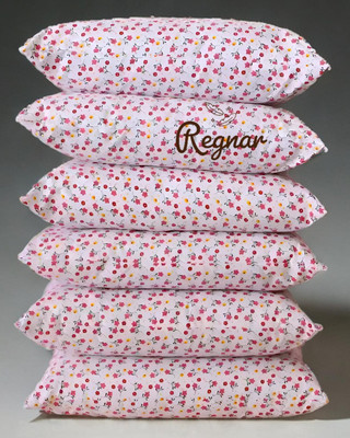 Regnar Cotton Sleeping Pillow Pack of 6 Solid Luxury(Multicolor)