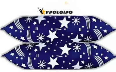 LIPONOS Microfibre Sleeping Pillow Pack of 2 Nature(Blue)