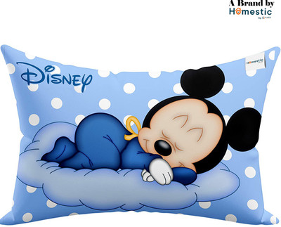 HOMESTIC by Kuber Industries Microfibre Toons & Characters Sleeping Pillow Pack of 1(Blue)