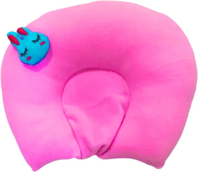 Joynap Mustard Seeds, Polyester Fibre Baby Pillow Pack of 1 Toons & Characters(Pink)