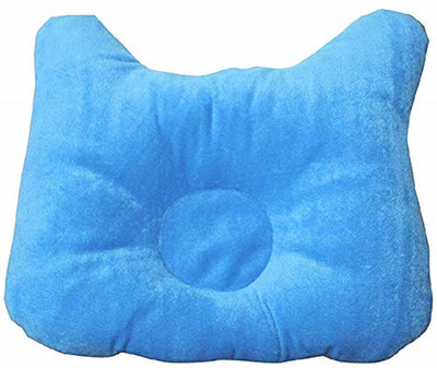 Little Buzz Polyester Fibre Animals Sleeping Pillow Pack of 1(Blue)