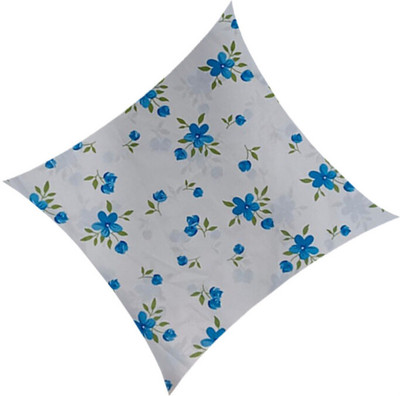 SANJU BROTHER Microfibre Floral Cushion Pack of 5(Blue)