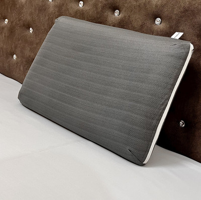 CUSHIO Cervical Contour pillow - Size 21x13x3 inches - Neck and Back Pain Relief Memory Foam Solid Orthopaedic Pillow Pack of 1(Grey)