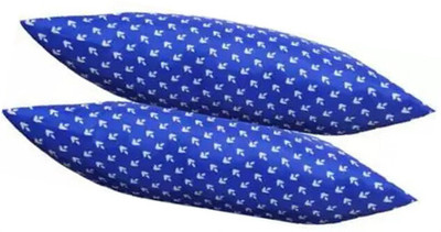 SANJU BROTHER Microfibre Floral Sleeping Pillow Pack of 2(Blue)