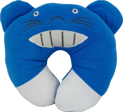 EVK Microfibre Baby Pillow Pack of 1 Toons & Characters, Smiley(Blue)