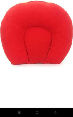 BABYCOOL Mustard Seeds Baby Pillow Pack of 1 Solid U SHAPED(Red)