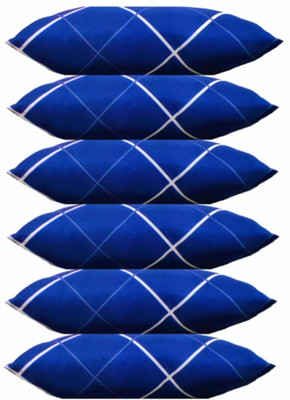 NKSNIMYSTORESS Polyester Fibre Solid Sleeping Pillow Pack of 1(Blue)