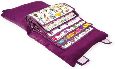 Krida Cotton Animals, Birds, Fruits, Nature, Smiley Cushion Pack of 1(Purple)