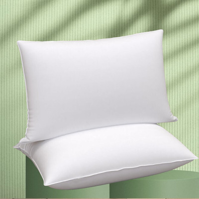 VJSTAR Microfibre Sleeping Pillow Pack of 2 Solid(White)