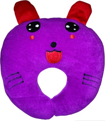 MeeZone Microfibre Animals Baby Pillow Pack of 2(Purple)