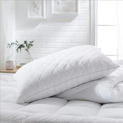 MSKS Memory Foam Geometric Orthopaedic Pillow Pack of 1(White)
